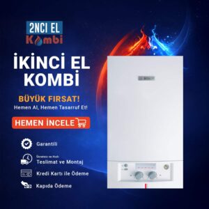 İkinci El Kombi Bosch Classic 24 kW Hermetik Kombi (2)