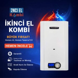 İkinci El Kombi Demirdöküm Solaris 24 kW Hermetik Kombi (2)