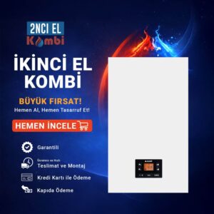 İkinci El Kombi Arçelik DGK 20KK LCD 24 kW Hermetik Kombi (2)