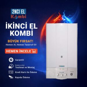 İkinci El Kombi ECA Proteus 24 kW Hermetik Kombi
