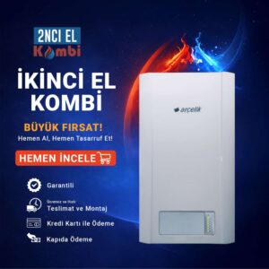 İkinci El Kombi Arçelik DGK 20H LED 24 kW Hermetik Kombi (3)